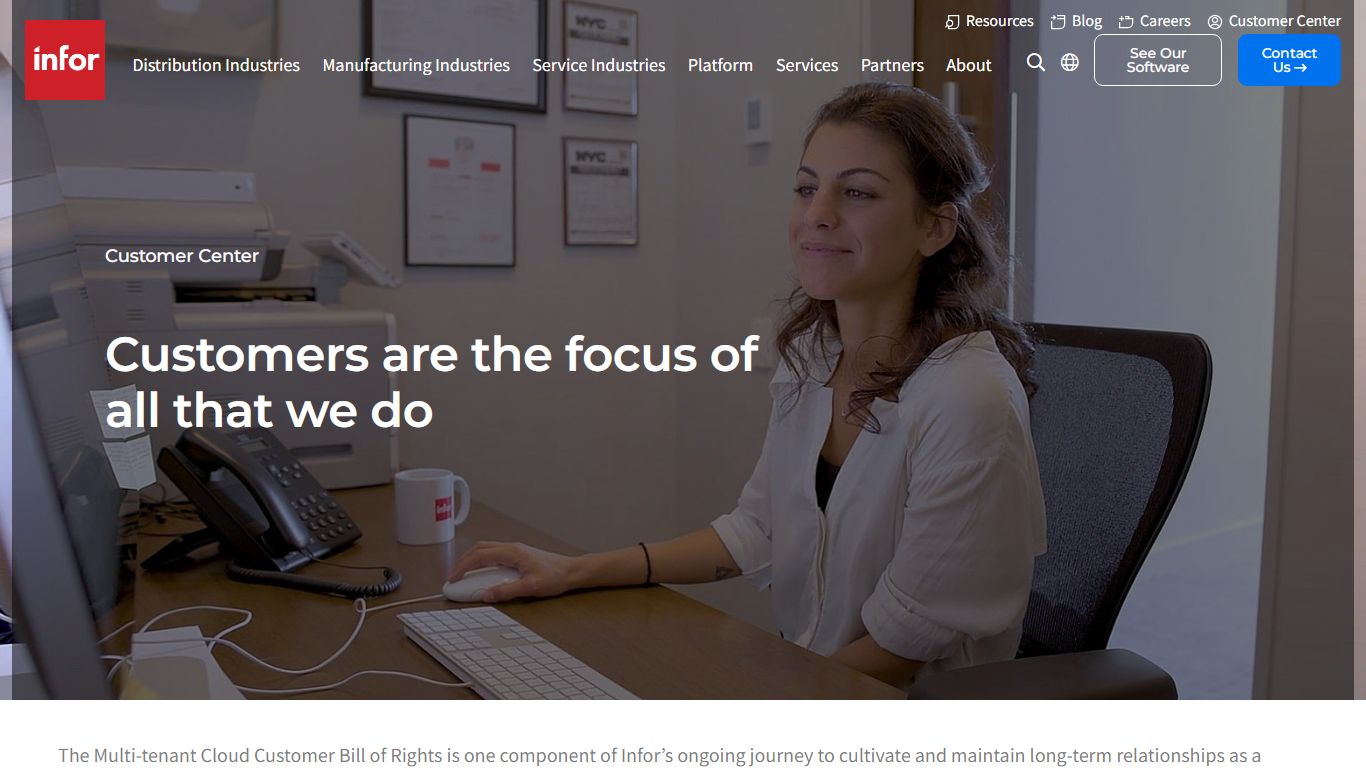 Customer Center | Infor